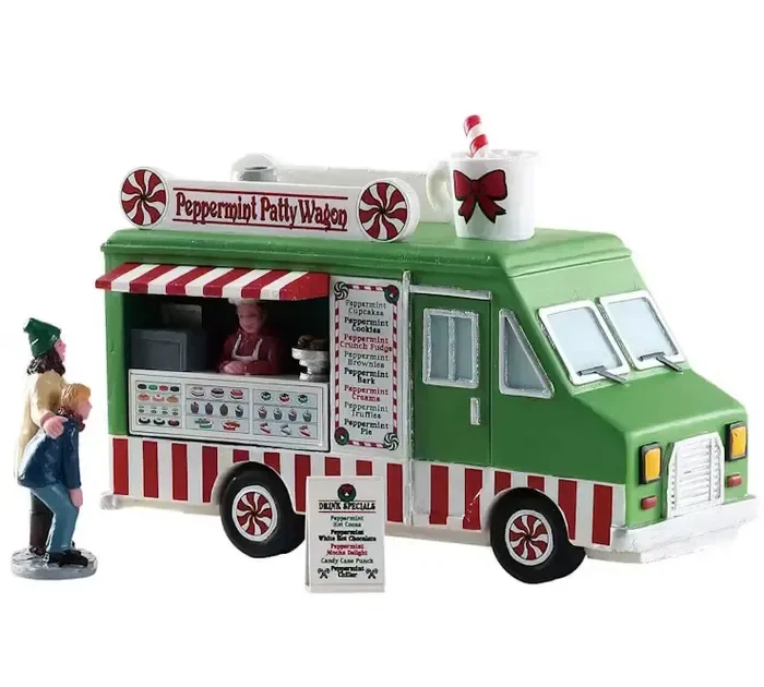 PEPPERMINT FOOD TRUCK, SET OF 3