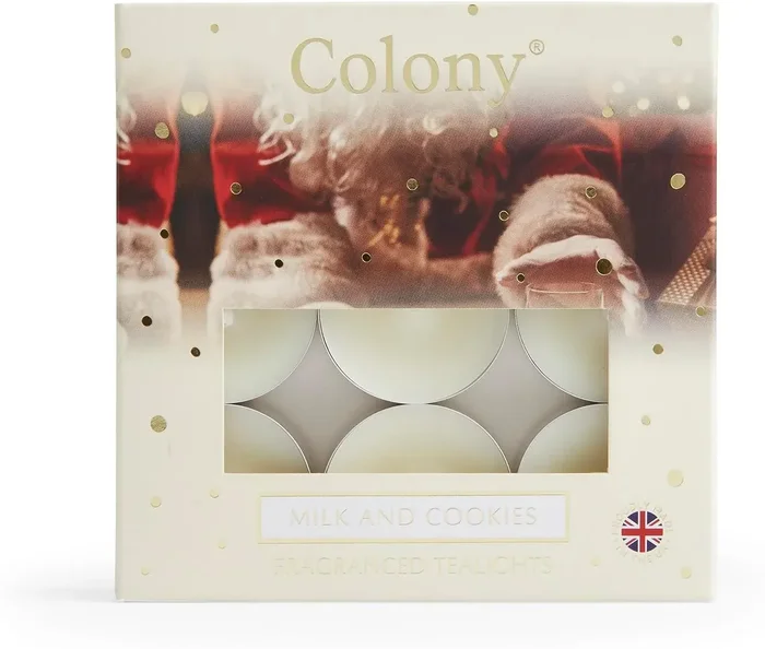 PK/9 TEALIGHTS MILK & COOKIES