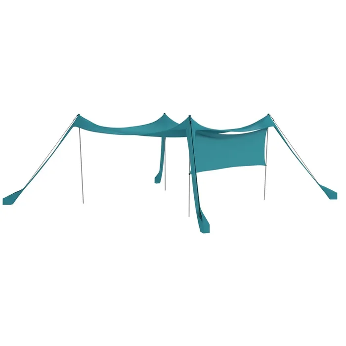 Portable Beach Tent Event Shelter with Detachable Sidewall – Includes Carry Bag, Ideal for Camping, Fishing & Picnics – Sky Blue Shade for Outdoor Activities