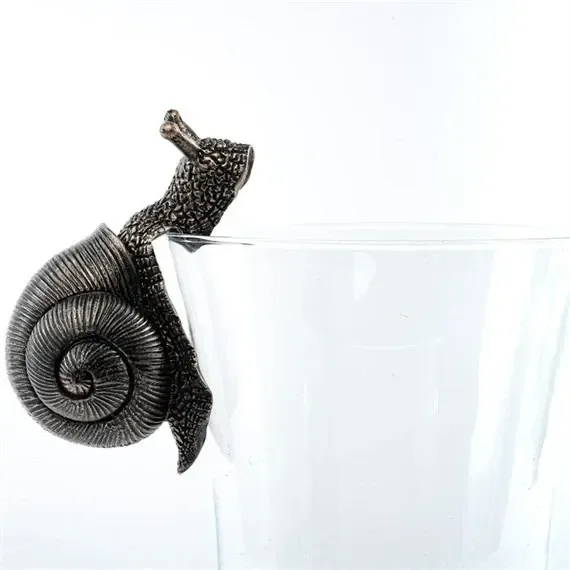 Potty Feet Decorative Pot Buddies – Antique Bronze Snail (PB0008)