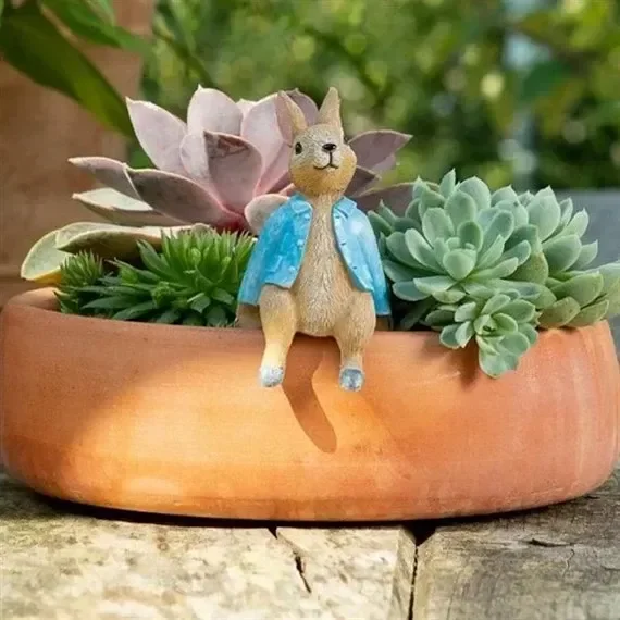 Potty Feet Decorative Pot Buddies – Beatrix Potter Peter Rabbit Sitting On Pot (BBP0001C)
