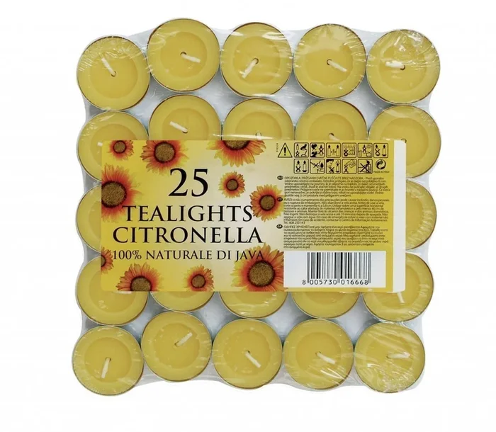 Prices Citronella Tea Lights Set of 25