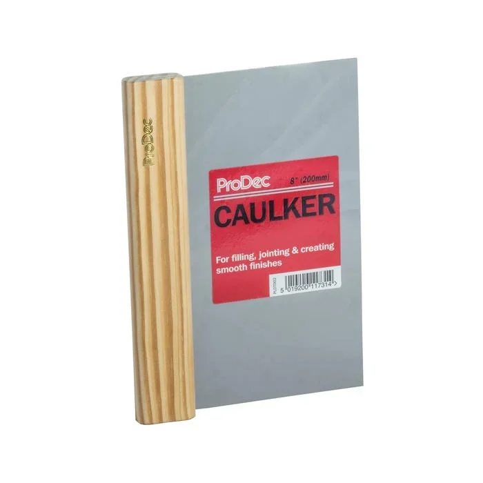 ProDec Caulker Tool 8″ Plastic Blade with Light Wood Handle