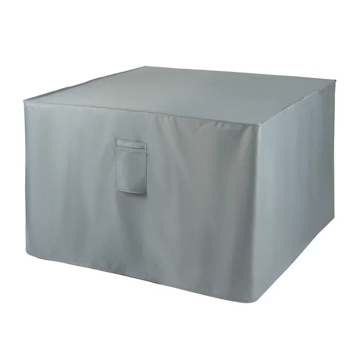 Rattan Dining Furniture Cube Cover – Grey