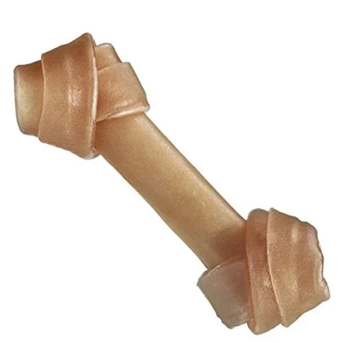Rawhide Knotted Dog Chew 8″ Single