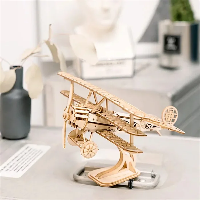 Robotime Airplane DIY Model Wooden Puzzle Kit