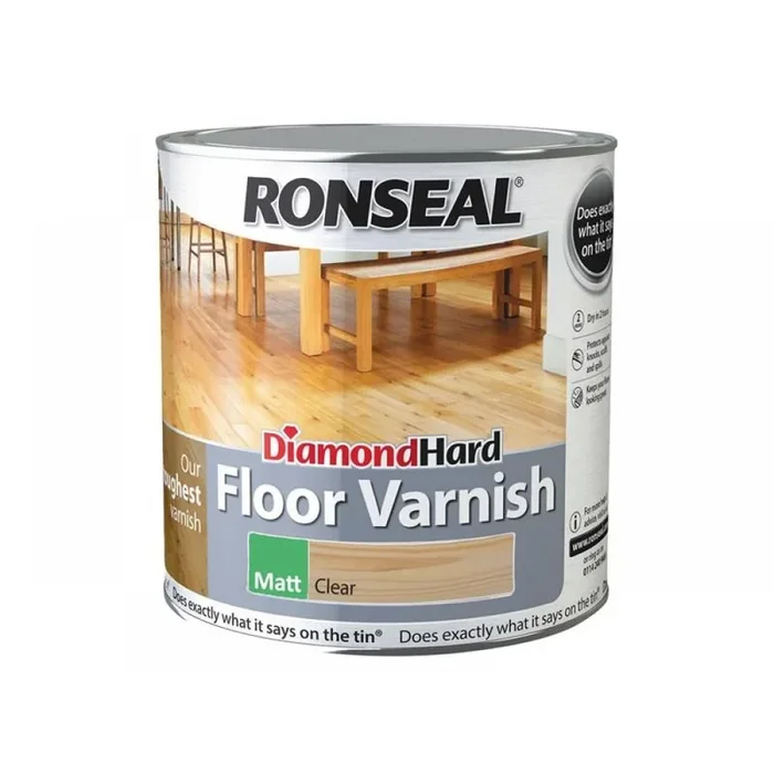 Ronseal Diamond Hard Floor Varnish Matt Clear 2.5 litre