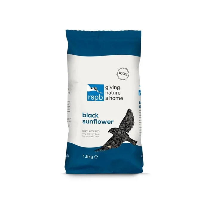 RSPB Black Sunflower 1.5Kg