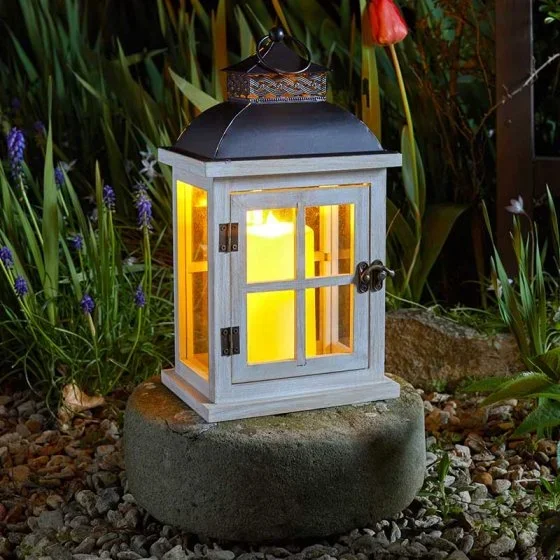 Rustic Wooden Minster Lantern