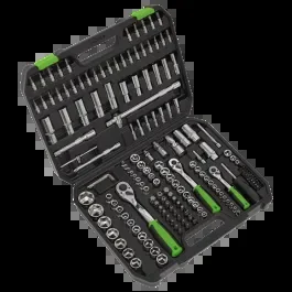 Sealey Socket Set 171pc ¼inch, ⅜inch & ½inch sq Drive WallDrive® Metric