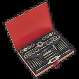 Sealey Tap & Die Set 40pc Split Dies Metric