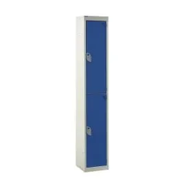 Secure Storage Locker – Twin door, 300mm Deep – Dark Blue