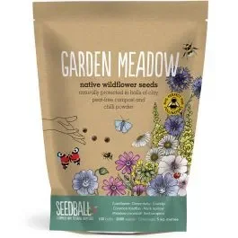Seedball Garden Meadow Mix Seed Balls | 100 Seedballs