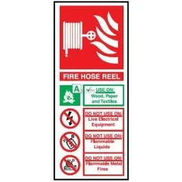 Sign 82x202mm, Fire Hose Reel