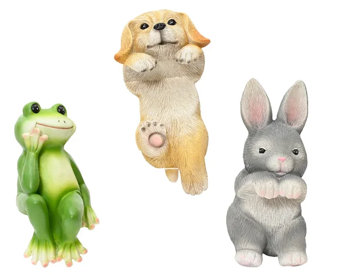 Single Adorable Animal Plant Pot Hanger – Frog, Dog or Bunny Rabbit