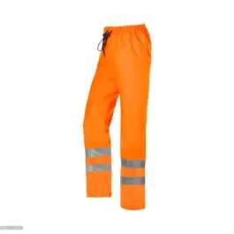 Sioen ‘Flensburg’ Hi-Vis Rail Rain Trousers – Orange