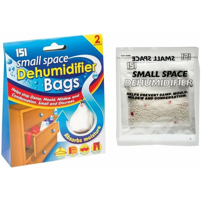 Small Space Dehumidifier Bags 2 Pack