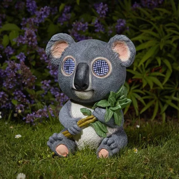 Smart Solar Blinkin’ Koala with Moving Light Up Eyes