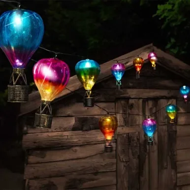 Smart Solar Flaming SkyRunner String Lights – Set of 10