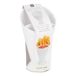 Snack Bowl with Sauce Compartment