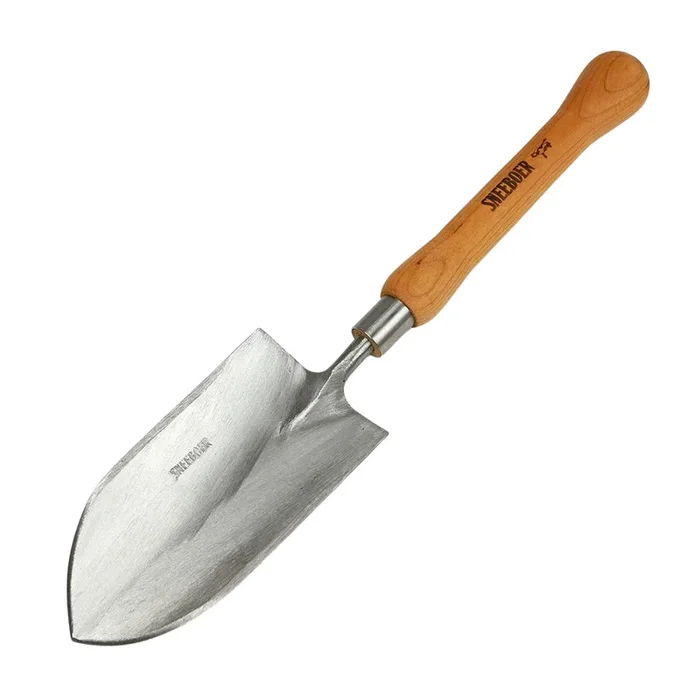 Sneeboer Half Round Transplanting Trowel – Bulb Handle