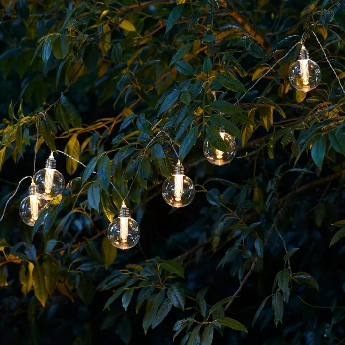 Special Offer Solar Edison Filament Bulb Style LED String Lights – Set of 8