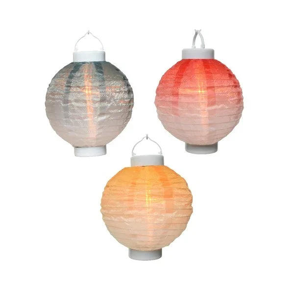 Special Offer- Solar Powered Nylon Lantern with Fire Flame Effect