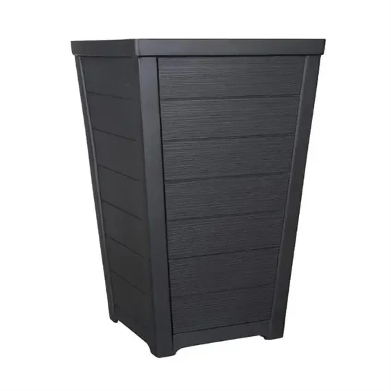 Stewart Garden 36cm Taper Tall Planter – Anthracite – (17194572)