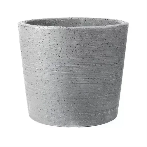 Stewart Garden 40cm Varese Low Planter Alpine Grey – Alpine Grey (253105)