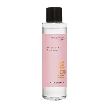 Stoneglow Elements – Light Blush Rose & Peony Reed Diffuser Refill