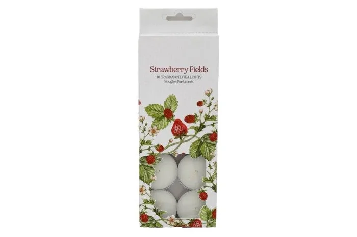 Strawberry Fields Scented Tealights 10 pack