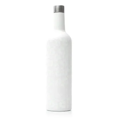 Sup Drinkware Insulated Wine Bottle Snow Leopard