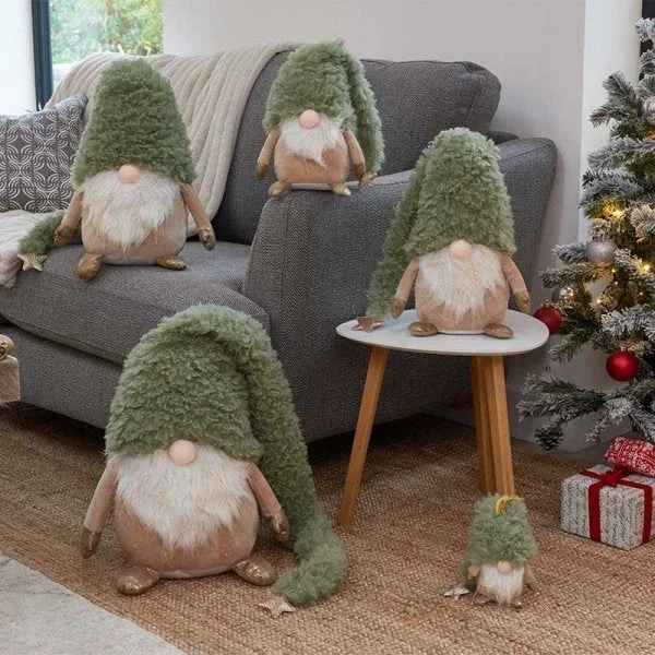 SuperSoft Large Sage Gonk with Fluffy Hat – 34cm