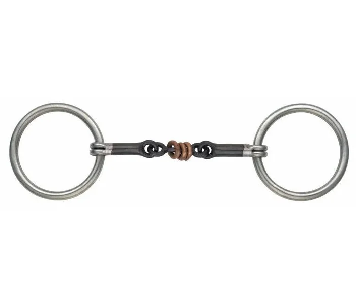 Sweet Iron Copper Roller Snaffle