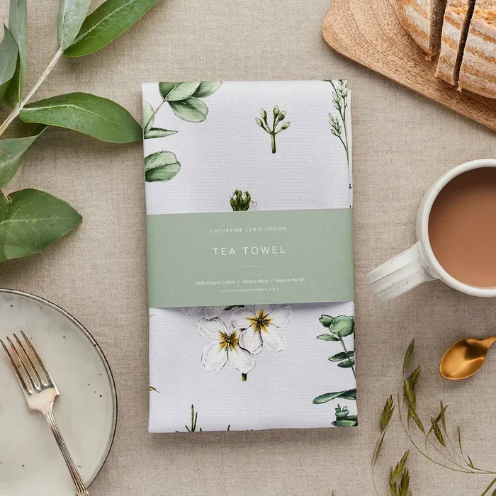 Tea Towel CLD Ethereal Light Blue