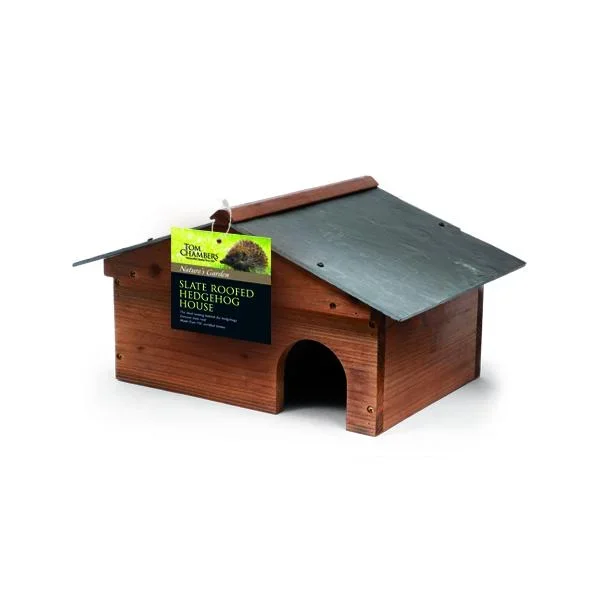 Tom Chambers Slate Roofed Hedgehog House