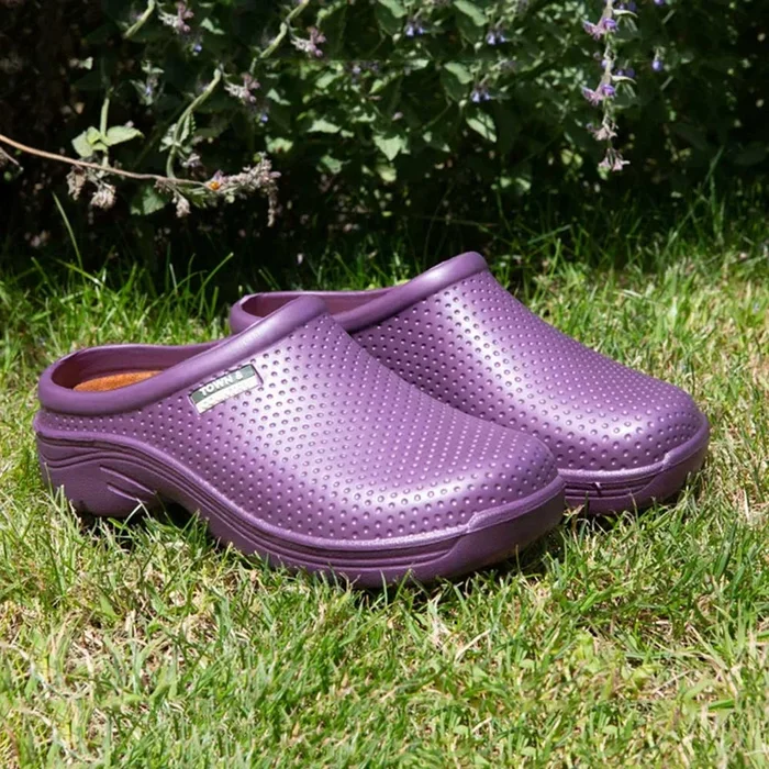 Town & Country- EVA Gardening Cloggies / Clogs Shoes- Aubergine