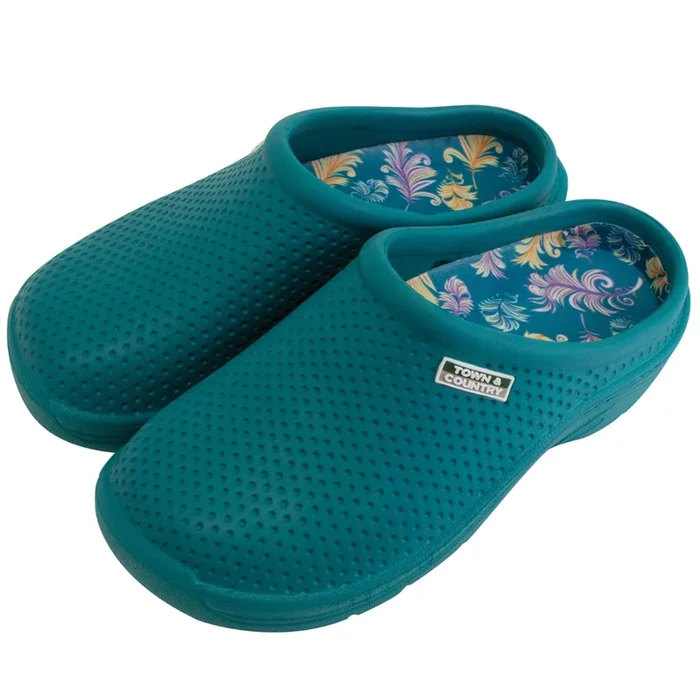 Town & Country- EVA Gardening Cloggies / Clogs Shoes- Pluma Teal
