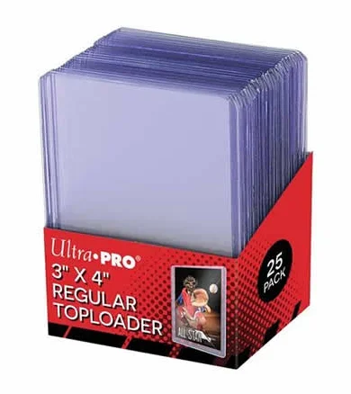 Ultra Pro – 3 x 4 Inch Toploaders Clear 25 Pack