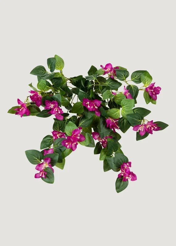 UV Treated Outdoor Fake Bougainvillea Hanging Bush – 25″