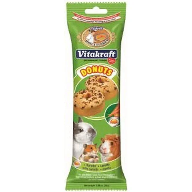 Vitakraft Carrot Donuts 28g Small Animal