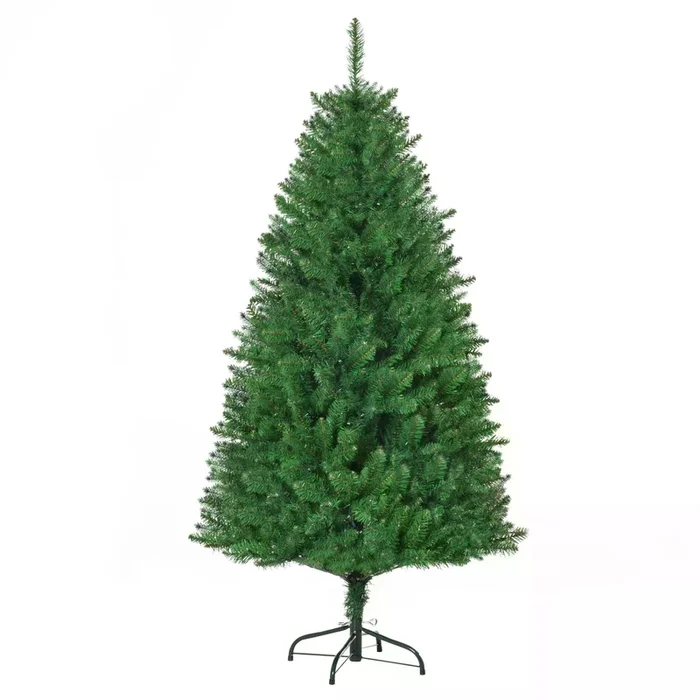 Warm White LED-Lit Artificial Christmas Tree – 5ft Pre-lit Holiday Home Decor with Warm Lights – Ideal for Festive Xmas Ambiance