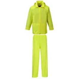 Waterproof/Windproof Rainsuit 2 pc set – Yellow