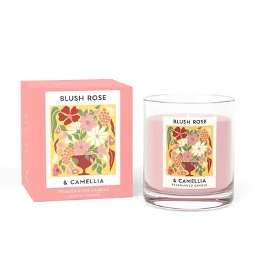 Wax Lyrical Flower Market – 30cl Boxed Candle Blush Rose & Camellia