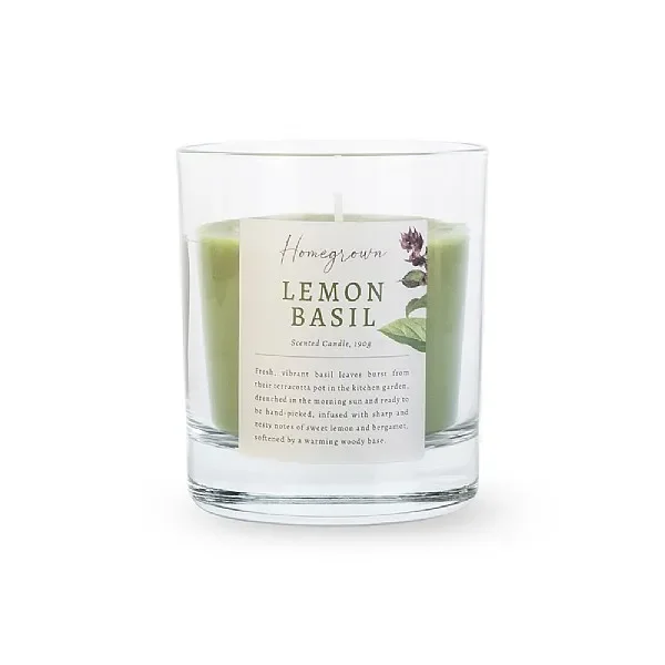Wax Lyrical Homegrown Candle – Lemon & Basil