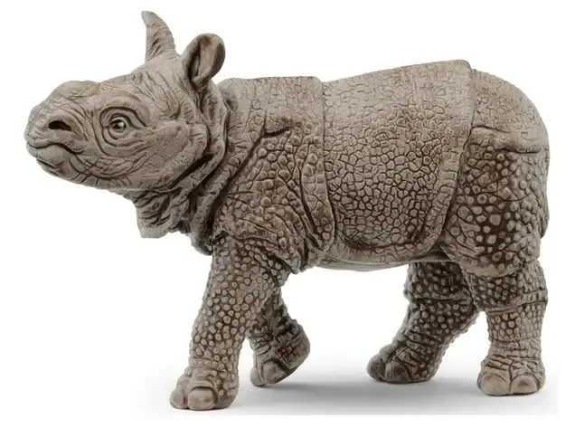 wl INDIAN RHINO BABY