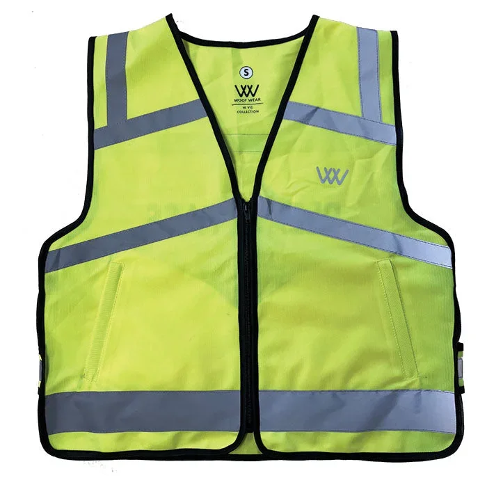 Woof Wear Junior Hi Viz Riding Vest Yellow