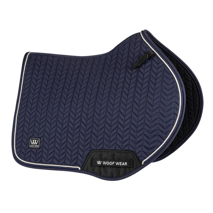 WoofWear Herringbone Saddle Pad Navy