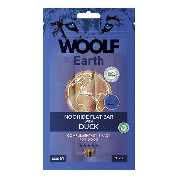 Woolf Earth Noohide Bar Duck – Medium (90g)