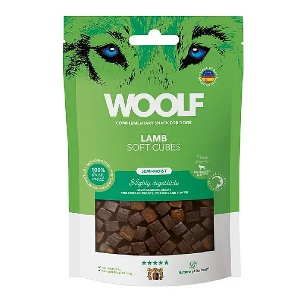 Woolf Soft Cubes – Lamb (100g)